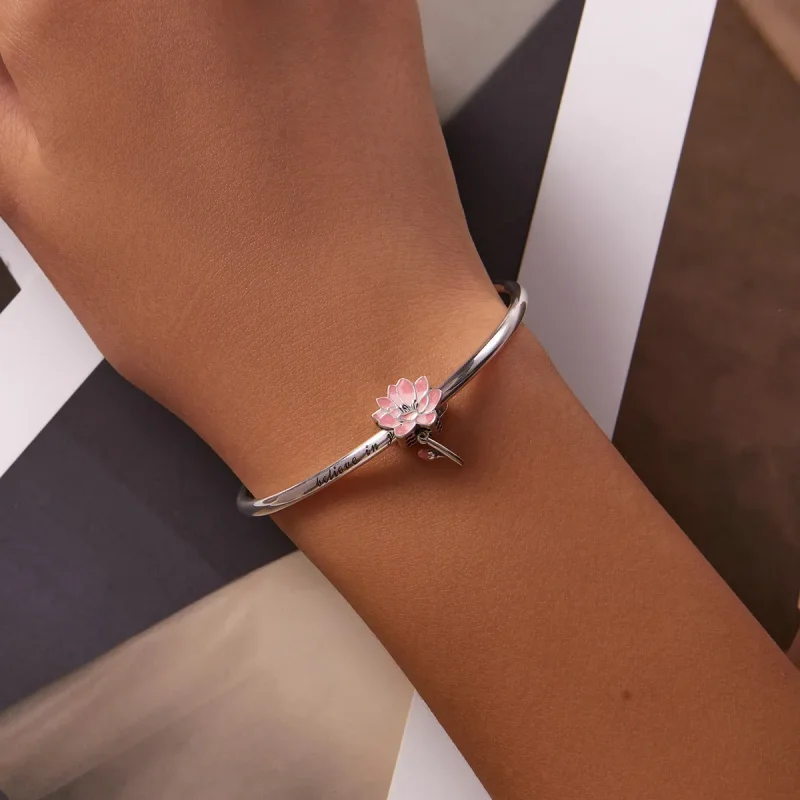 (image for) PANDORA Style Fresh Lotus Charm - SCC2157 - View 5