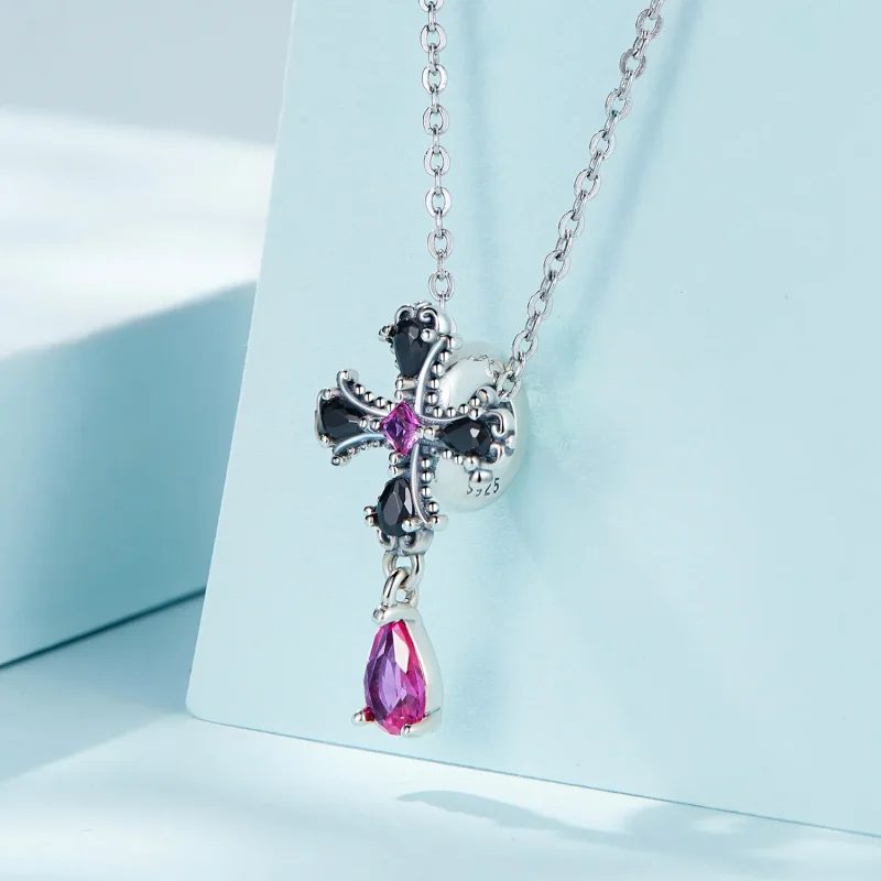 (image for) PANDORA Style Gothic Cross Safety Chain - SCC2381 - View 2