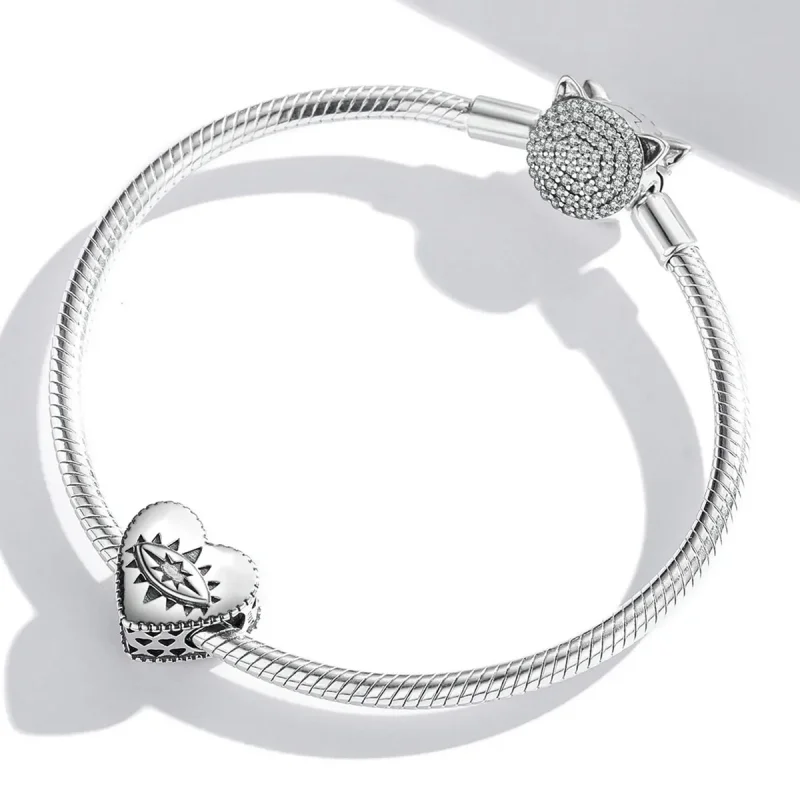 (image for) PANDORA Style Heart Demon Eye Charm - SCC1987 - View 4