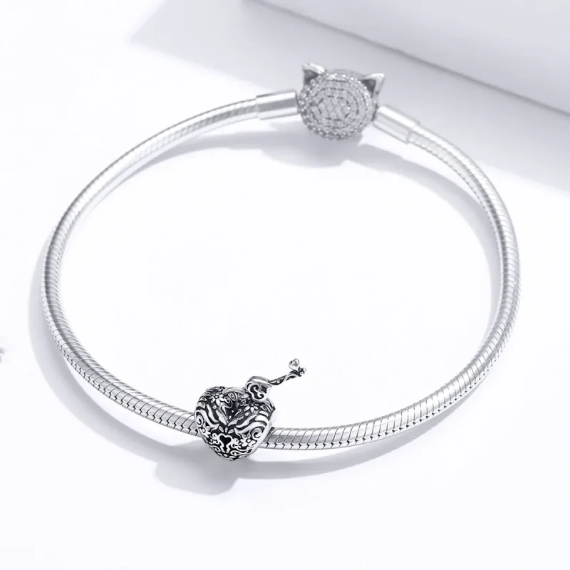 (image for) PANDORA Style Heart Lock Charm - SCC1447 - View 3