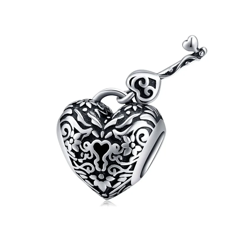 (image for) PANDORA Style Heart Lock Charm - SCC1447 - Product Image
