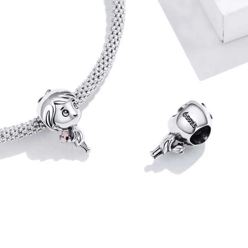 (image for) PANDORA Style Heartbeat Boy Charm - BSC400 - View 4