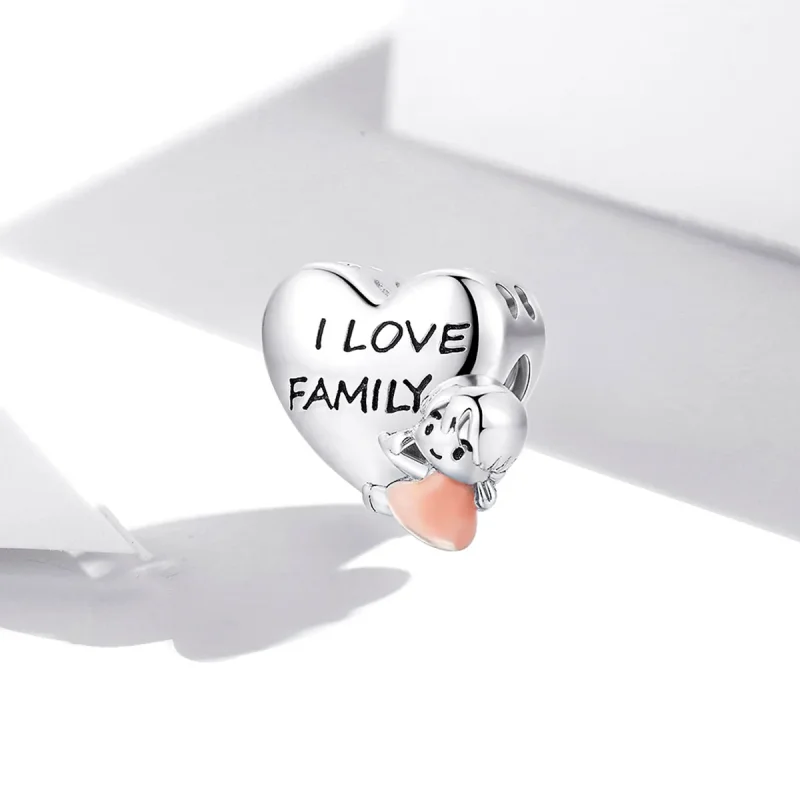 (image for) PANDORA Style I Love My Home Charm - BSC478 - View 2
