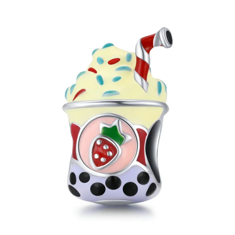 (image for) PANDORA Style Ice Cream Milk Tea Charm - SCC1947 - Product Image