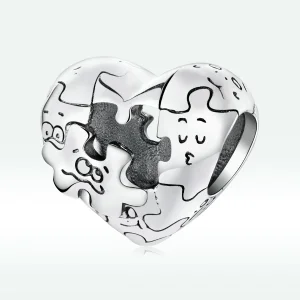 (image for) PANDORA Style Jigsaw Puzzle Charm - BSC557