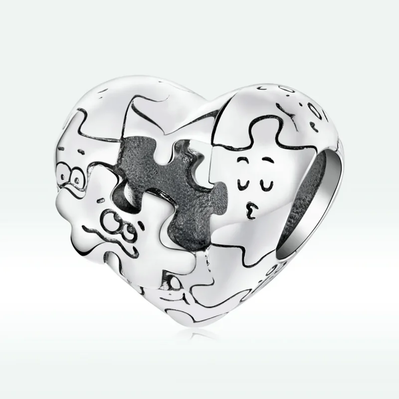 (image for) PANDORA Style Jigsaw Puzzle Charm - BSC557 - Product Image