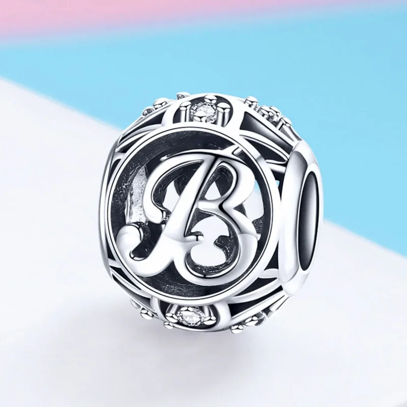 (image for) PANDORA Style Letter-B Charm - SCC738-B - View 2