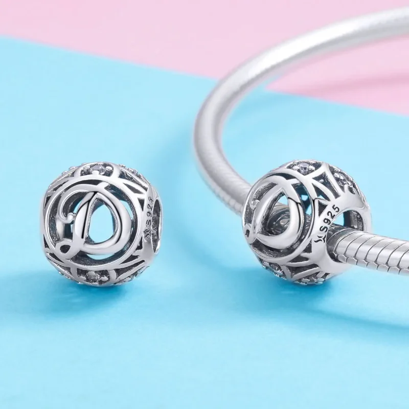 (image for) PANDORA Style Letter-D Charm - SCC738-D - View 3
