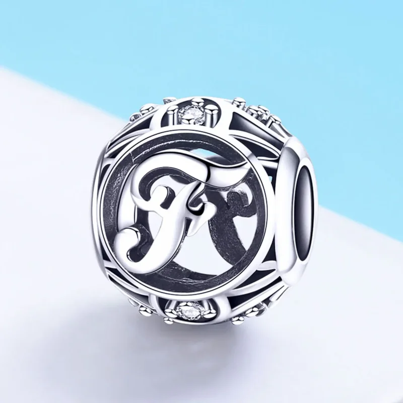 (image for) PANDORA Style Letter-F Charm - SCC738-F - View 2