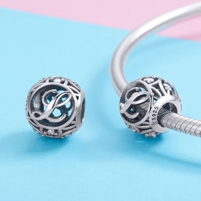 (image for) PANDORA Style Letter-L Charm - SCC738-L - View 3