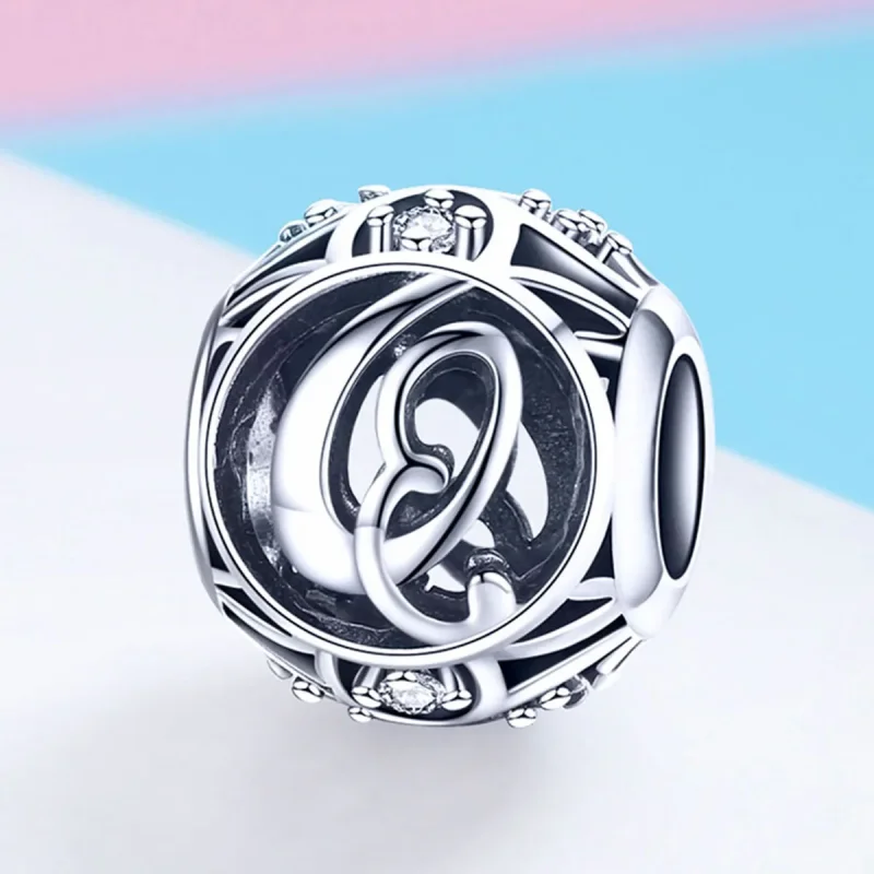 (image for) PANDORA Style Letter-Q Charm - SCC738-Q - View 2