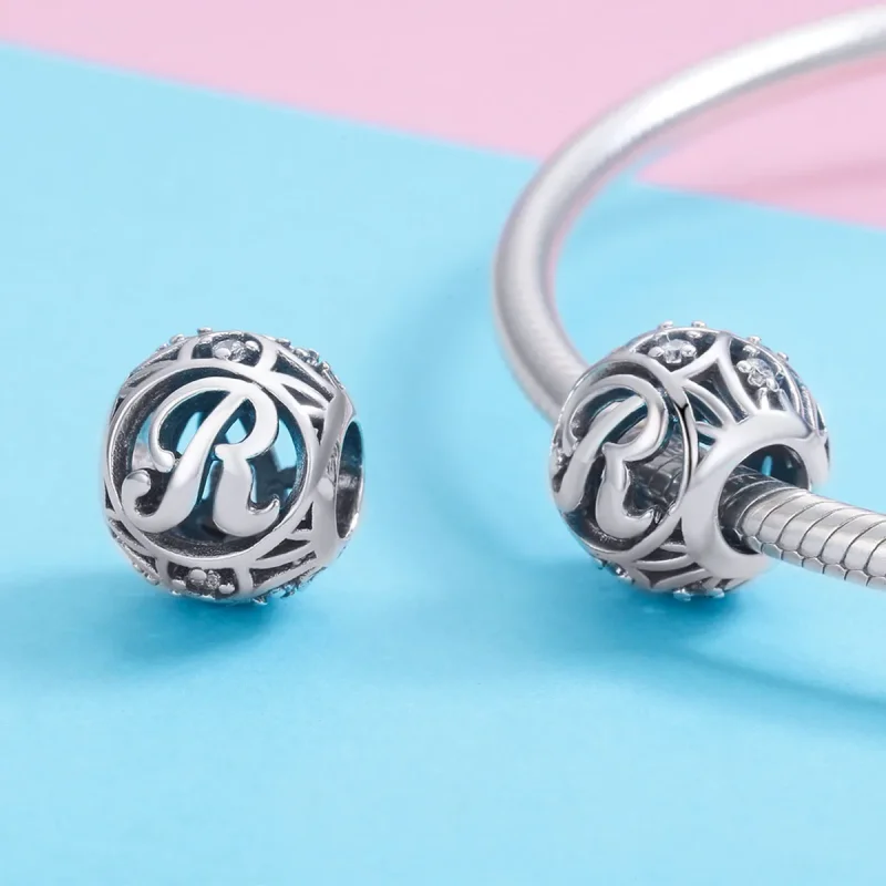 (image for) PANDORA Style Letter-R Charm - SCC738-R - View 3