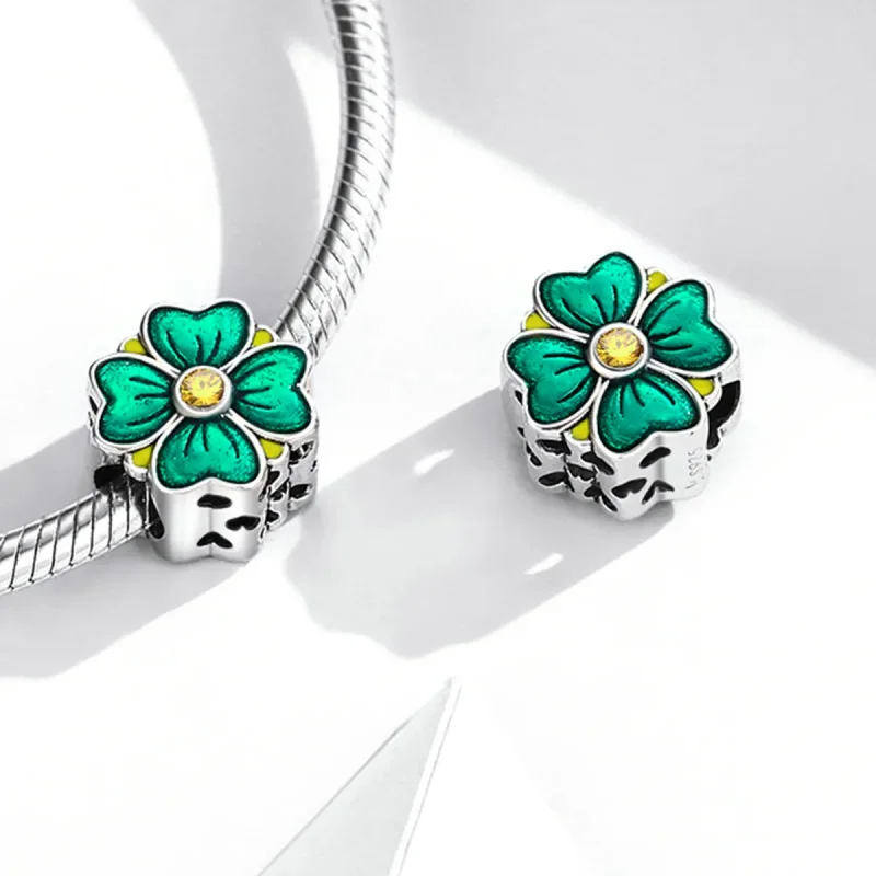 (image for) PANDORA Style Lucky Clover Charm - SCC2018 - View 4