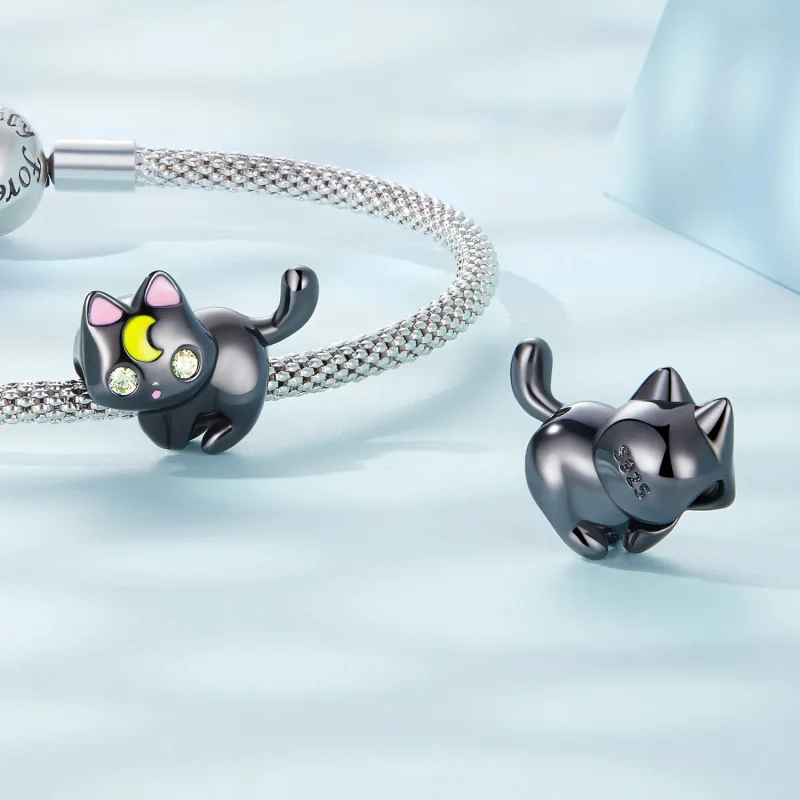(image for) PANDORA Style Moon Cat Charm - SCC2386 - View 4