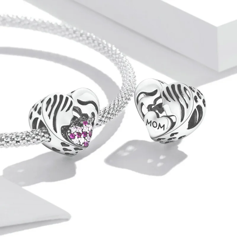 (image for) PANDORA Style Mother and Daughter Love Silhouette Charm - BSC575 - View 4