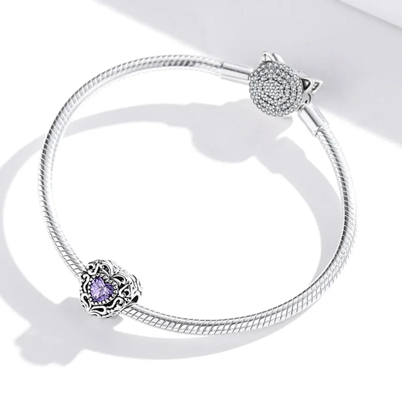 (image for) PANDORA Style Mysterious Heart Charm - SCC1929 - View 3