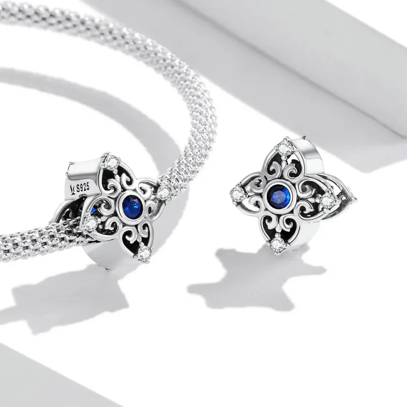 (image for) PANDORA Style Openwork Retro Pattern Charm - SCC2128 - View 4