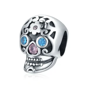 (image for) PANDORA Style Openwork Skull Charm - BSC524