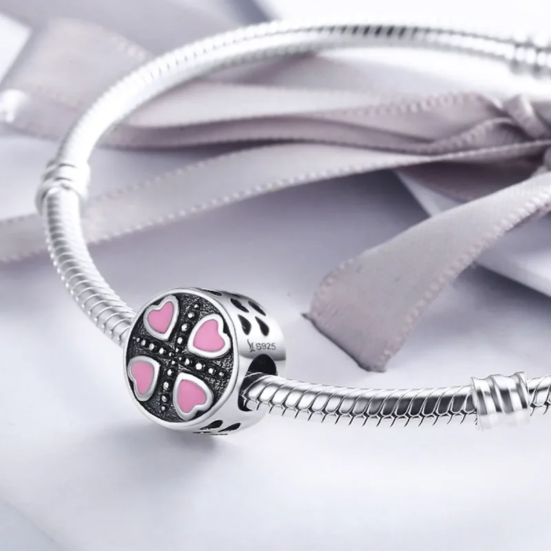 (image for) PANDORA Style Pink Love Charm - SCC157 - View 5