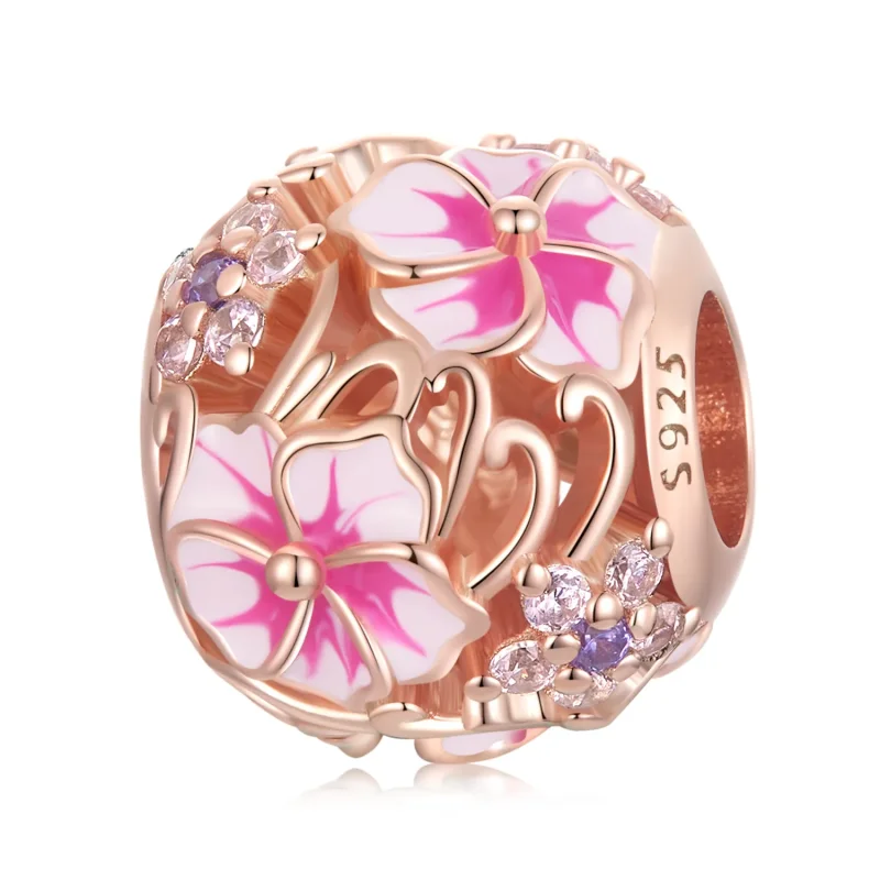 (image for) PANDORA Style Pink Sakura Charm - BSC643 - Product Image