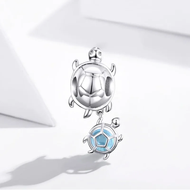 (image for) PANDORA Style Playful Turtle Charm - BSC332 - View 2