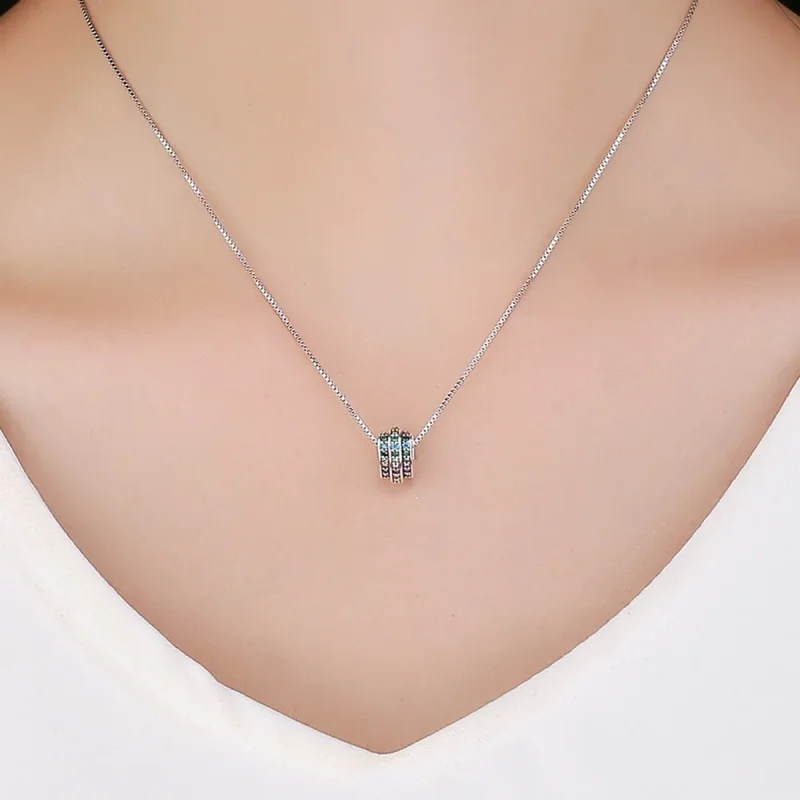 (image for) PANDORA Style Rainbow Heart Charm - SCC725 - View 5