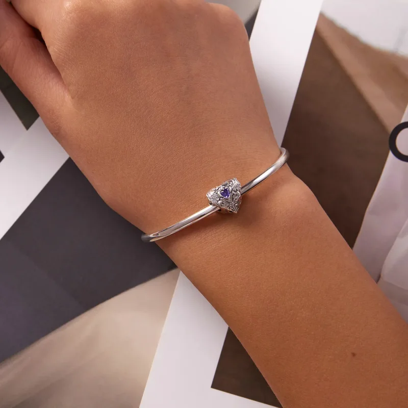 (image for) PANDORA Style Retro Heart Charm - SCC2158 - View 5