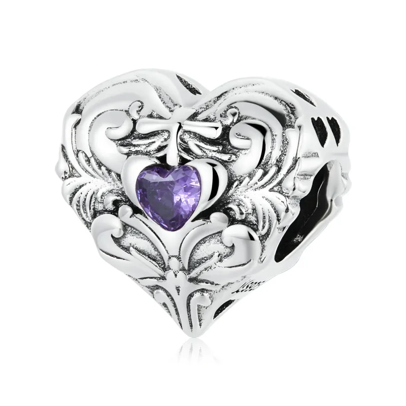 (image for) PANDORA Style Retro Heart Charm - SCC2158 - Product Image