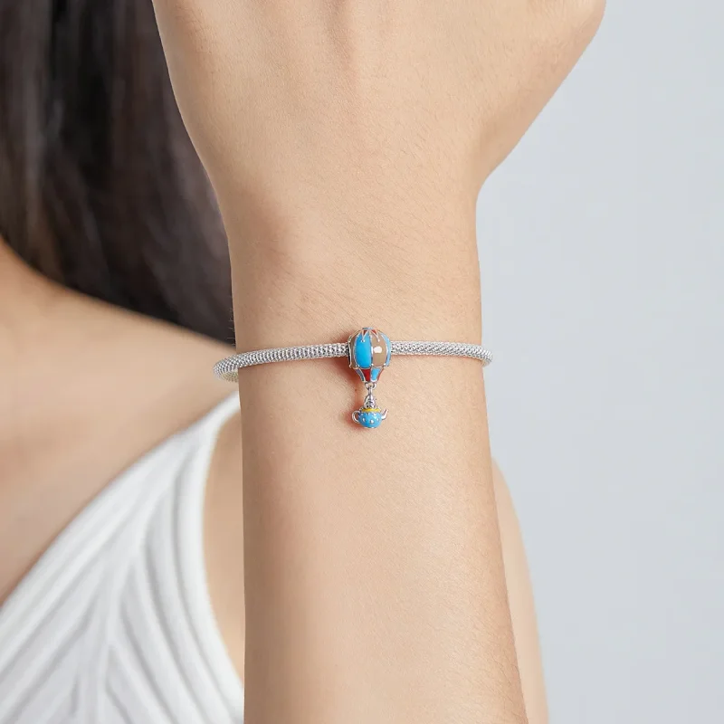 (image for) PANDORA Style Retro Hot Air Balloon Charm - BSC544 - View 5