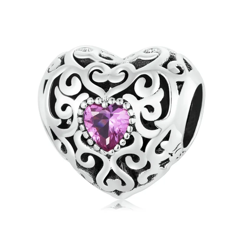 (image for) PANDORA Style Retro Pattern Love Charm - SCC2136 - Product Image