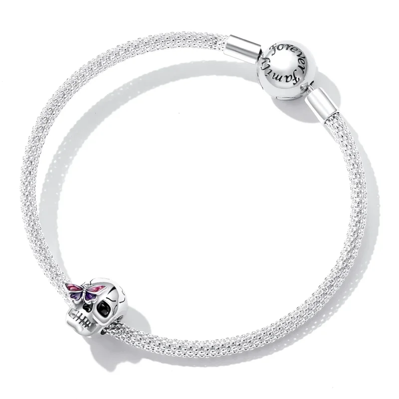(image for) PANDORA Style Retro Skull Charm - SCC2232 - View 5