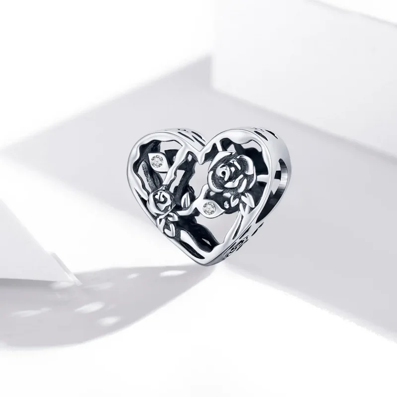 (image for) PANDORA Style Rose Love Charm - BSC475 - View 2
