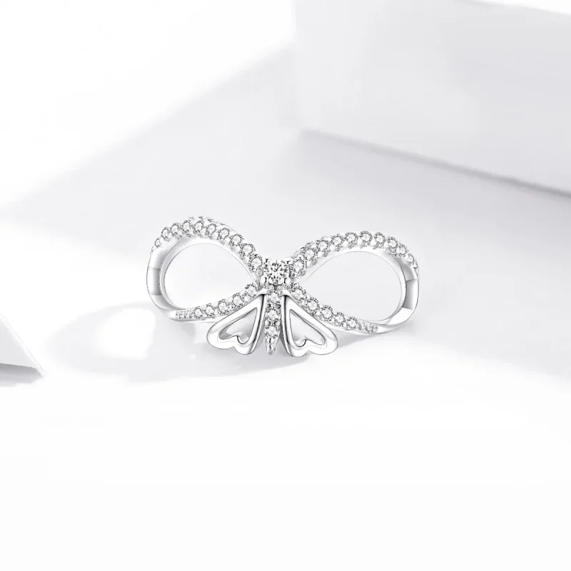 (image for) PANDORA Style Shine Butterfly Charm - BSC469 - View 2