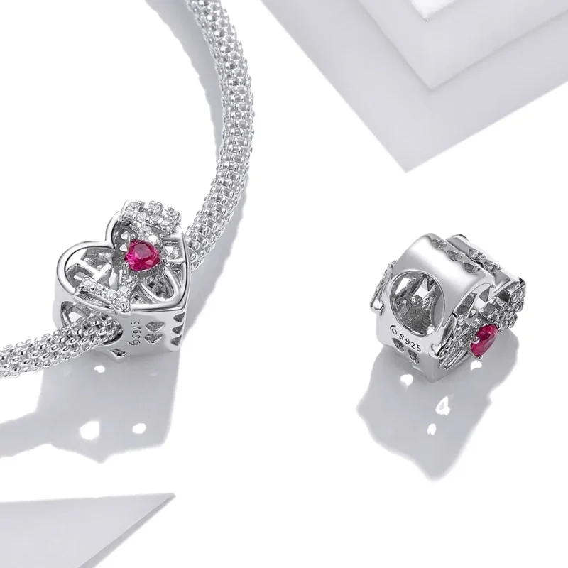 (image for) PANDORA Style Shine Love Charm - BSC479 - View 4