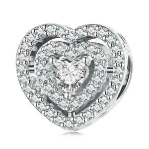 (image for) PANDORA Style Shining Heart Charm - BSC662