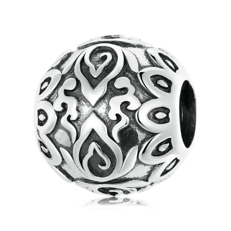 (image for) PANDORA Style Sitting Buddha and Lotus Charm - SCC2168 - Product Image