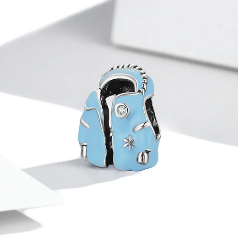 (image for) PANDORA Style Sky Blue Down Jacket Charm - SCC1999 - View 2