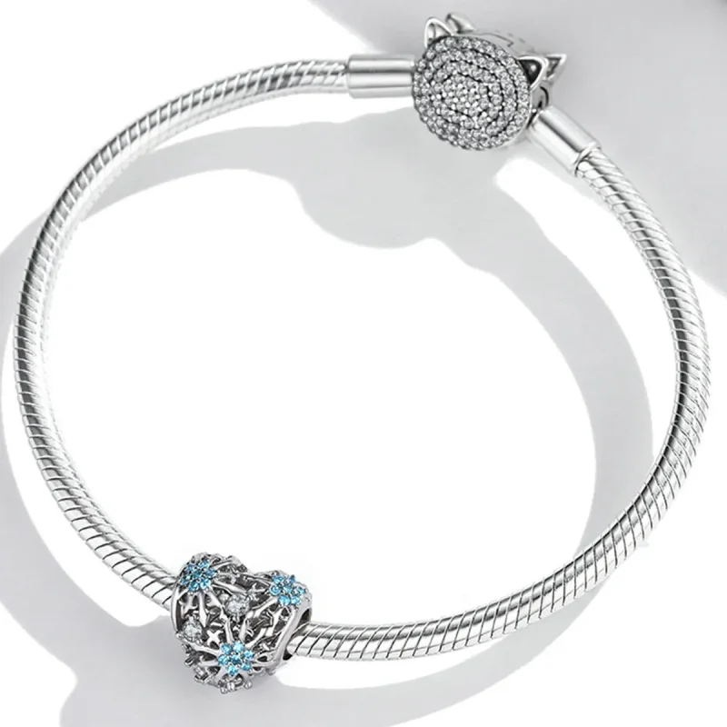 (image for) PANDORA Style Snowflake Heart Charm - BSC530 - View 3