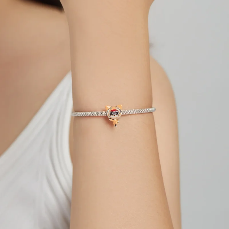 (image for) PANDORA Style Space Cat Doll Charm - SCC1941 - View 5