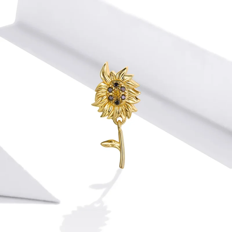 (image for) PANDORA Style Sun Flower Charm - BSC425 - View 2