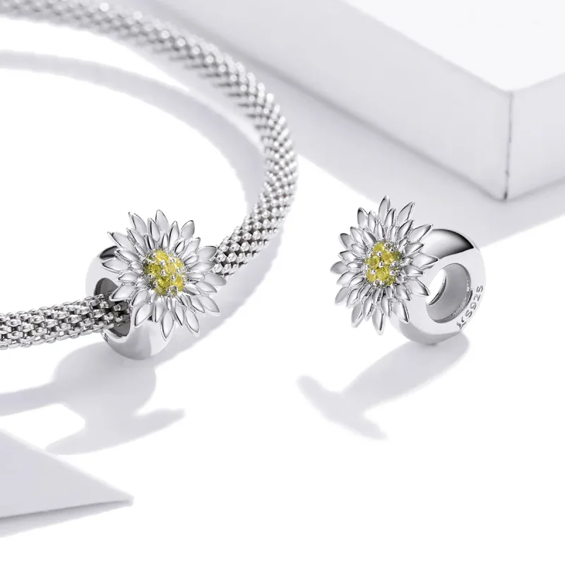(image for) PANDORA Style Sun Flower Charm - SCC1765 - View 4