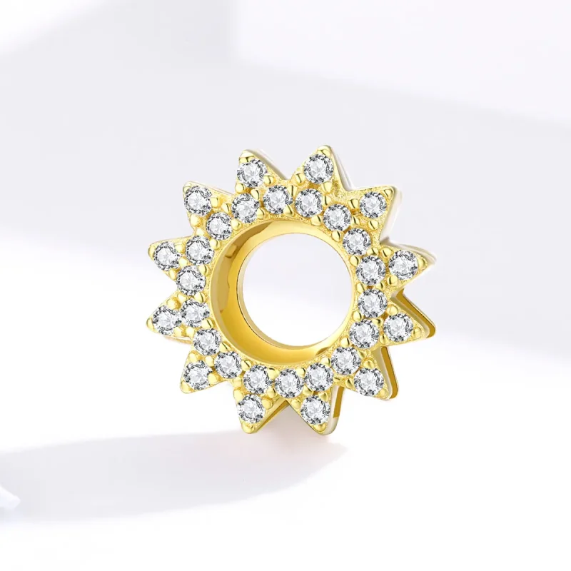 (image for) PANDORA Style Sunflower Charm Clip - SCX107 - View 3