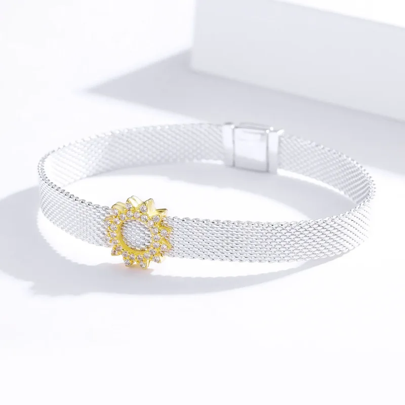 (image for) PANDORA Style Sunflower Charm Clip - SCX107 - View 4