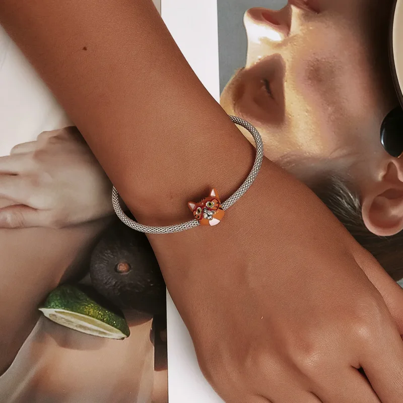 (image for) PANDORA Style Sweetheart Big Orange Cat Charm - SCC2092 - View 5