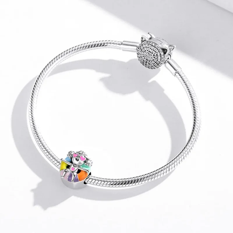 (image for) PANDORA Style Swimming Ring Girl Charm - SCC1918 - View 3