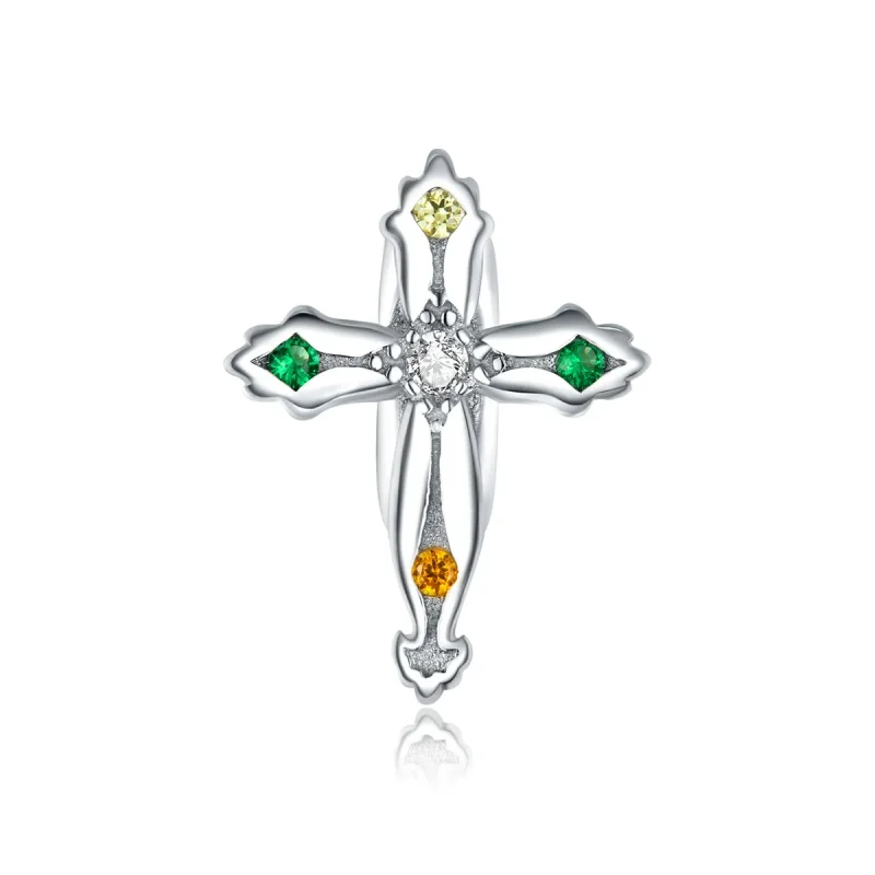 (image for) PANDORA Style Thanksgiving Cross Charm - BSC343 - Product Image