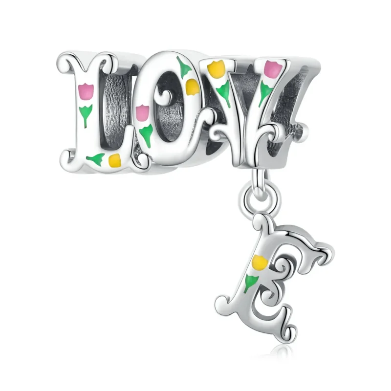 (image for) PANDORA Style Three-Dimensional Letters Charm - BSC518 - Product Image
