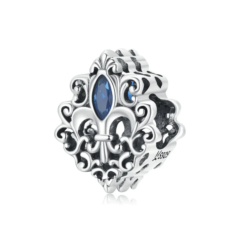 (image for) PANDORA Style Vintage Pattern - Water Drops Charm - SCC2151 - Product Image