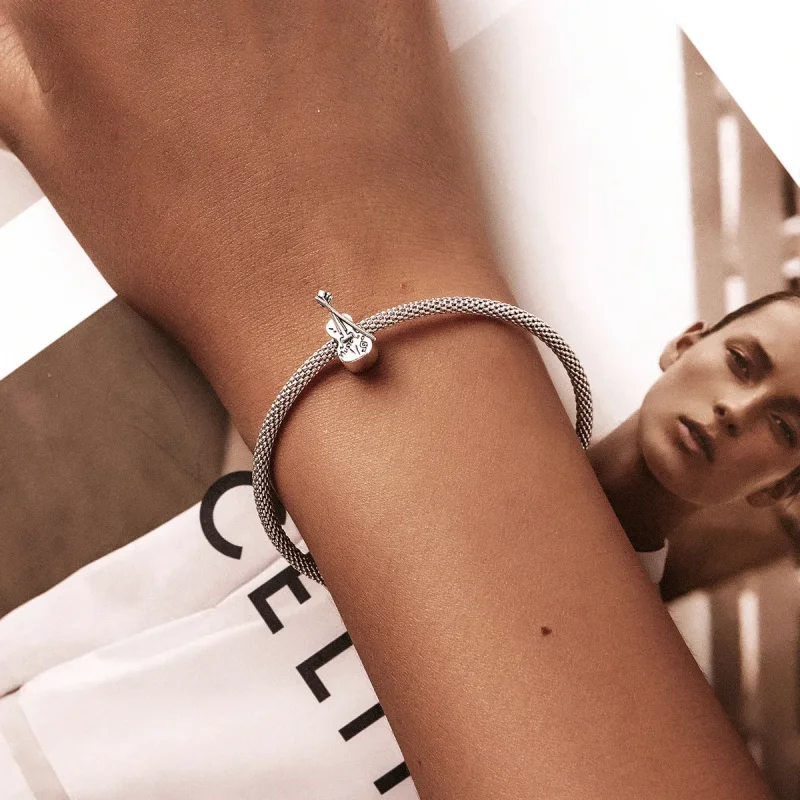 (image for) PANDORA Style Vintage Violin Charm - SCC2077 - View 5