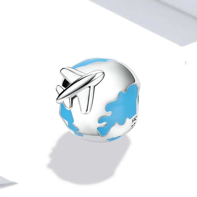 (image for) PANDORA Style World Travel - Plane Set Sail Charm - SCC2026 - View 2